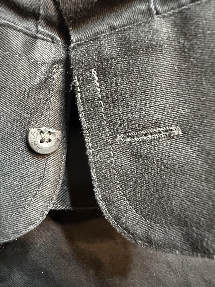 Ariat Shirt Mens XL Black Team Logo Twill Long Sleeve Western Button Down - Image 3 of 4