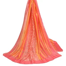 Sushila Vintage Multi-Color Dupatta Pure cotton Hand Block Printed Long Stole