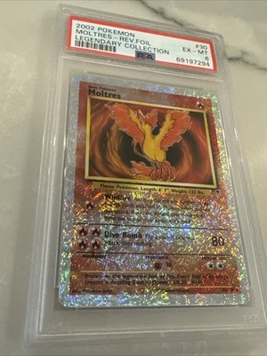 Moltres 2002 Pokemon Legendary Collection 30/110 Reverse Holo Foil