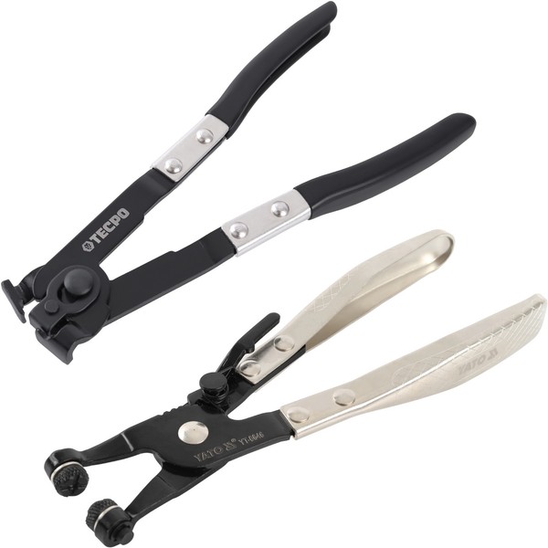 Yato Schlauchklemmenzange SET + Tecpo Achsmanschetten Zange Klemmzange Werkzeug-image