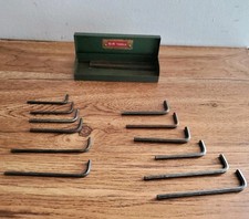Vintage S-k Tool Small Box With Allen Hex Wrenches Vintage S-k Tool Small Box With Allen Hex Wrenches