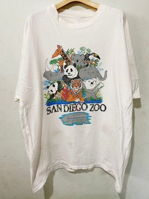 San Diego Zoo Endangered Animals Short Sleeve Adult Tee Shirt S-2345XL