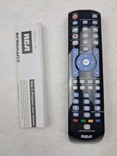Genuine RCA RCRN04GZ Black Universal Remote Control - Tested Works Great