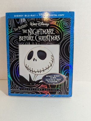 The Nightmare Before Christmas Blu-ray Digital  2-Disc Set w/ Slipcover Disney