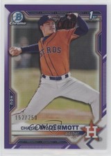 2021 Bowman Draft Chrome Purple Refractor 152/250 Chayce McDermott #BDC-13 11oh