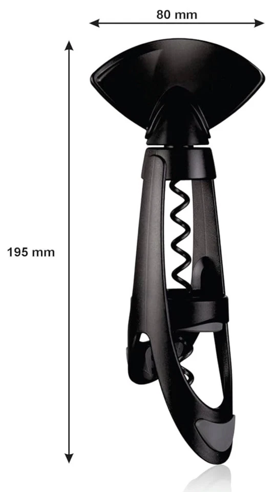 Sacacorchos Vacu Vin Twister abrebotellas de vino - Fácil de usar - Sacacorchos manual... Foto 4 de 4