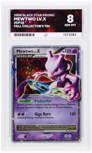 Mewtwo LV.X graded ACE 8 for sale on eBay