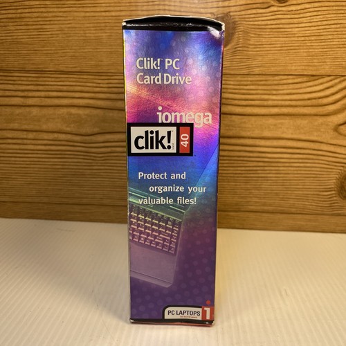 Iomega Clik! Click! 40 External PC Card Drive Pocket Zip Was Sealed - Picture 4 of 5