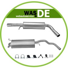 Komplette Auspuffanlage Auspuff VW Golf IV 1.6-2.0 1997-2005 Schalldämpfer (1J1)