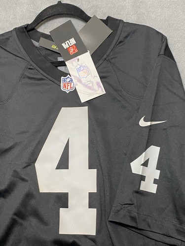 Camiseta deportiva de los Raiders #4 Carr Las Vegas Nike On Field Apparel nueva con etiquetas precio de venta sugerido por el fabricante 130 USD - Imagen 9 de 12