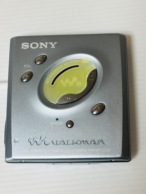 Sony Walkman MZ-E505 Portable MiniDisc Player Blue Tested Working Body Only