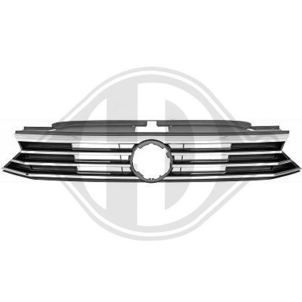 1X KüHlergitter Diederichs 2249042 FüR VW-image