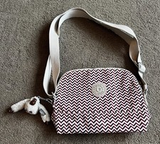 Kipling Chevron Print Crossbody Purse w/ Monk...