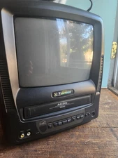 Emerson TV/VCR CRT Combo AC/DC 9” Color VHS HQ EWC0903 Gaming TV Parts Only