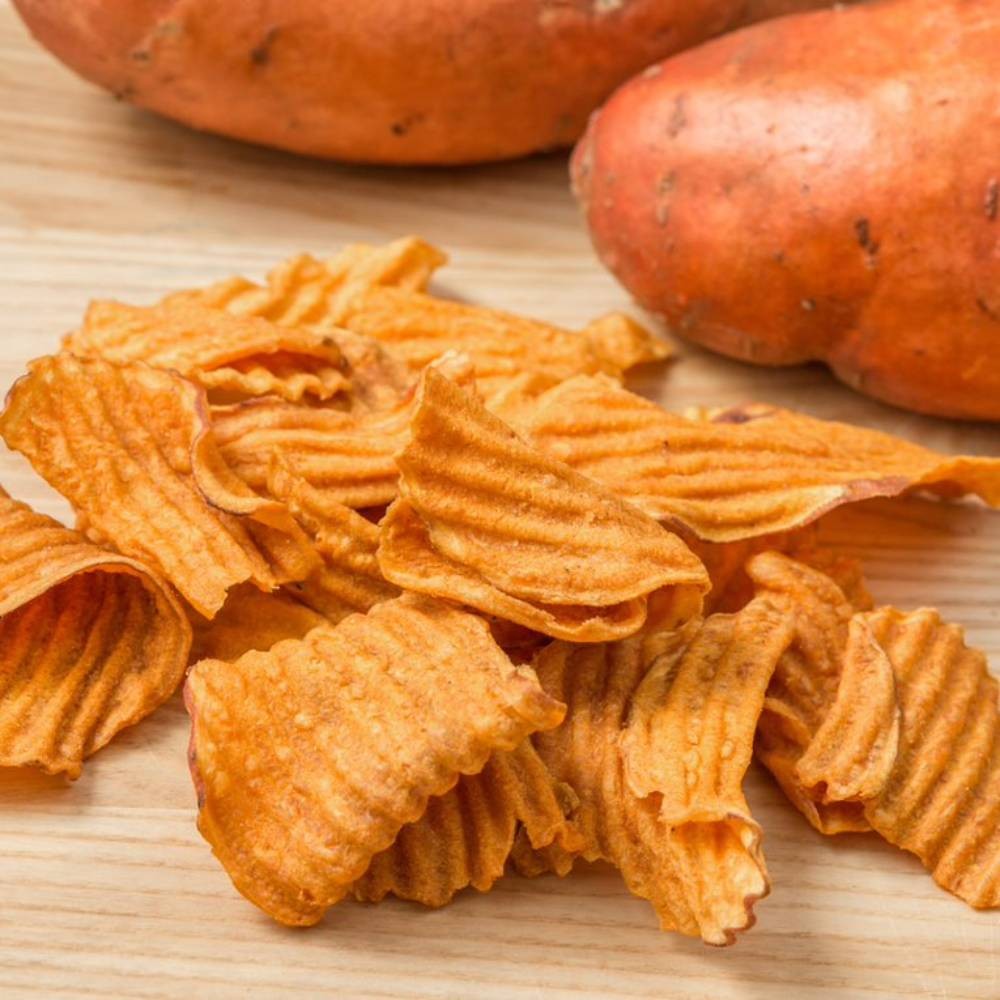 Troyer Cheese Sweet Potato Chips with Sea Salt No Gluten or Preservatives 7 Oz