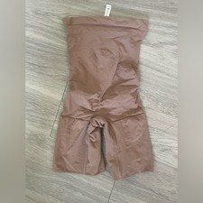 Spanx strapless tan neutral compression one piece body suit