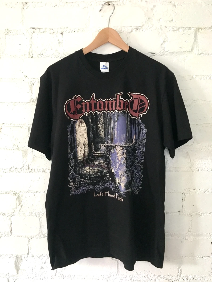 Entombed ツアーTシャツ Lサイズ 黒 Entombed 左手路径男T恤| eBay