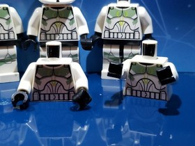 LEGO Star Wars Horn Company Clone Trooper Minifigure Lot Phase 1 Green sw0298