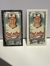 2025 Topps Allen And Ginter- Coby Mayo Mini Black Border Parallel and Base