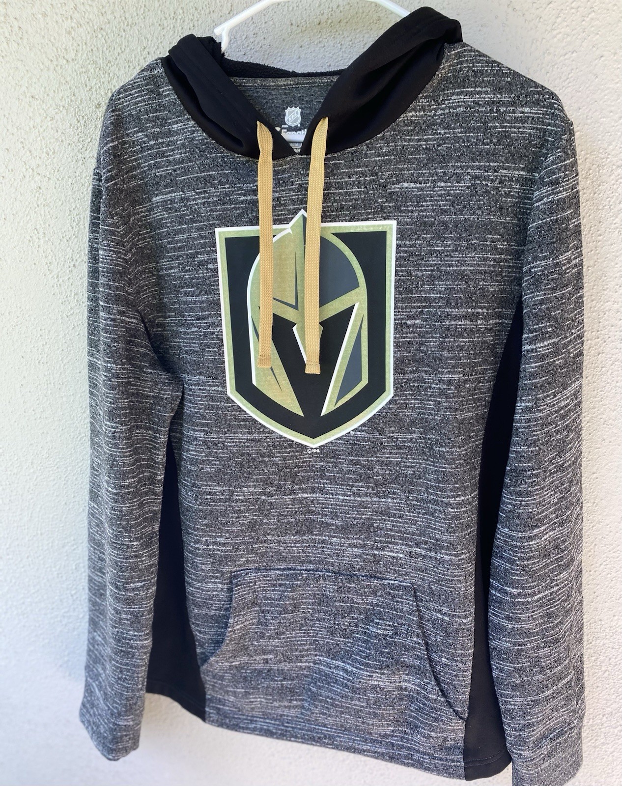 Fanatics NHL Vegas Golden Knights Men's Hoodie Gray Black Size M