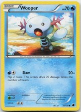 Wooper 21/116 Common Plasma Freeze Pokemon MP on eBay