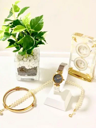 Montre femme Christian Dior ronde modèle 521 pile remplacée occasion