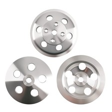 2 Groove Pulley Set For Sbc Chevy 265 283 305 327 350 Long Water Pump Pre-1984 2 Groove Pulley Set For Sbc Chevy 265 283 305 327 350 Long Water Pump Pre-1984