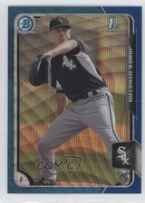 2015 Bowman Chrome Prospects Blue Wave Refractor James Dykstra #BCP45 7i2