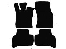 Basic Fußmatten, Autoteppiche für Jaguar XE 2015-... Schwarz x14 Rand