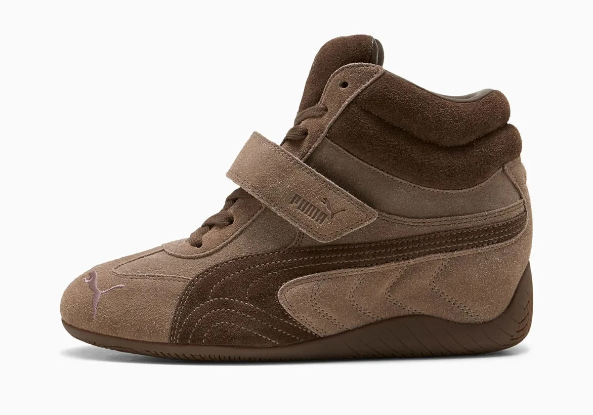 Puma Speedcat Wedge Totally Taupe Chocolate Brown 407878-01 Women's Sizes NEW