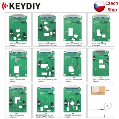 11PCS KEYDIY Clamp Adapter Boards Work with KD-X4 KD MAX for Permanent Free Use