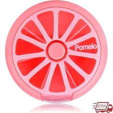 Portable Mini Weekly Pill Organizer Circular Fruit Design Storage Case New