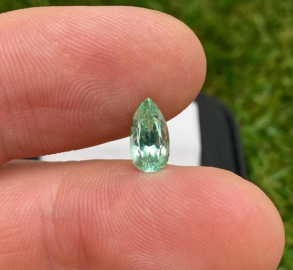 1.70 Ct Tourmaline natural gemstone, Pear cut, Origin Nigeria - Image 2 of 4