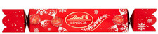 Lindt Lindor Milk Chocolate Christmas Cracker &ndash; 100g &ndash; Smooth Melting Truffles