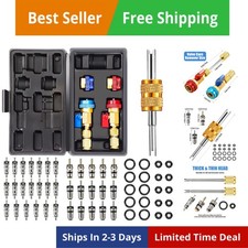 R134A R1234YF Valve Core Tool 35 Pcs Air Condition Valve Core Refrigeration S...