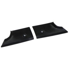 Rear Package Tray Corners Window Trim Black 1968-72 Chevrolet Chevelle 2pc
