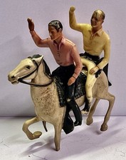 Vintage 1961 HARTLAND Johnny Yuma Plastics Roy Rogers Cowboy  Horse Figure Toy