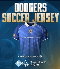 Dodgers Soccer Jersey 2026 SGA 6/16/2026 World Cup Size M & XL