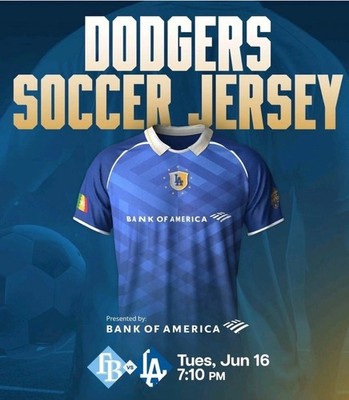 Dodgers Soccer Jersey 2026 SGA 6/16/2026 World Cup Size M & XL