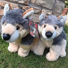 NWT Aurora Plush Timber Wolves, Wolf