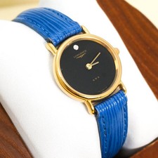 Orologio Longines 2976 Donna Quarzo Quadrante Oro Blu Nero Pronto all'uso Oggi