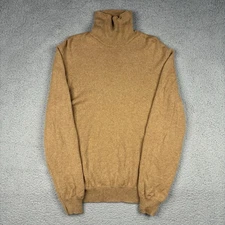 Vintage Brooks Brothers Cashmere Turtleneck Men’s Medium Tan Great Britain