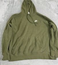 Nike Sportswear Club Fleece Hoodie Men  s Size XL Green