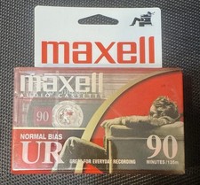2 Pack MAXELL 90 Minute Normal Bias UR Cassette Tapes FREE FAST SHIPPING