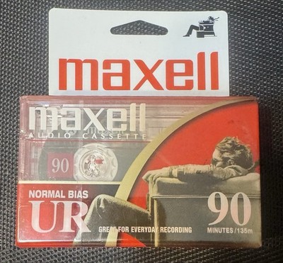 2 Pack MAXELL 90 Minute Normal Bias UR Cassette Tapes FREE FAST SHIPPING
