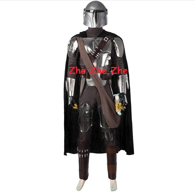 Fantasia cosplay Star Wars The Mandalorian Din Djarin Beskar com armadura - Imagem 2 de 4