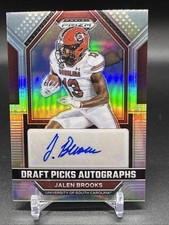 2023 Panini Prizm Draft Picks - Draft Picks Autographs Jalen Brooks #DPA-JBR...