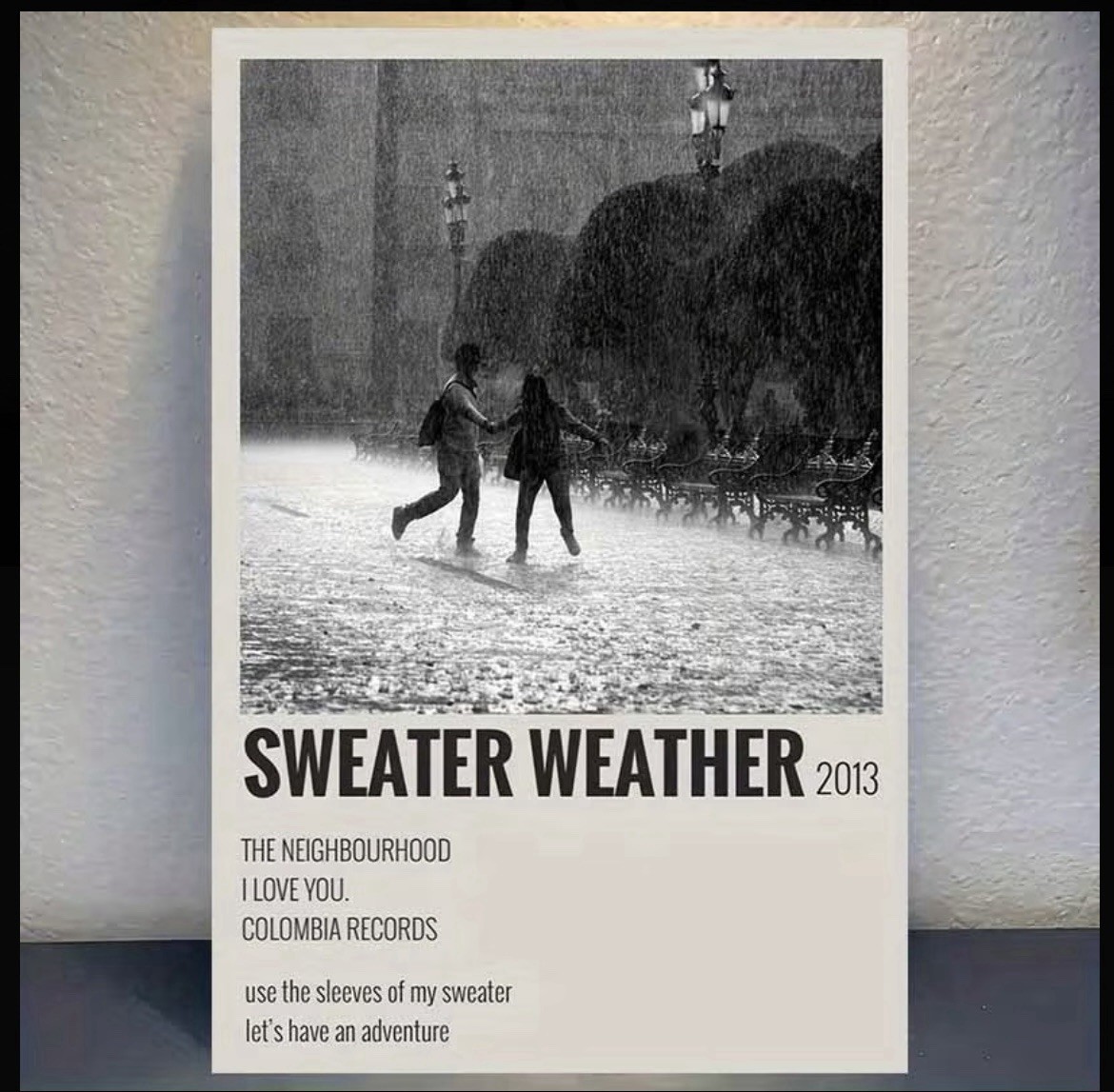 Sweater Weather Album Canvas Material Poster 12x18 Inches!