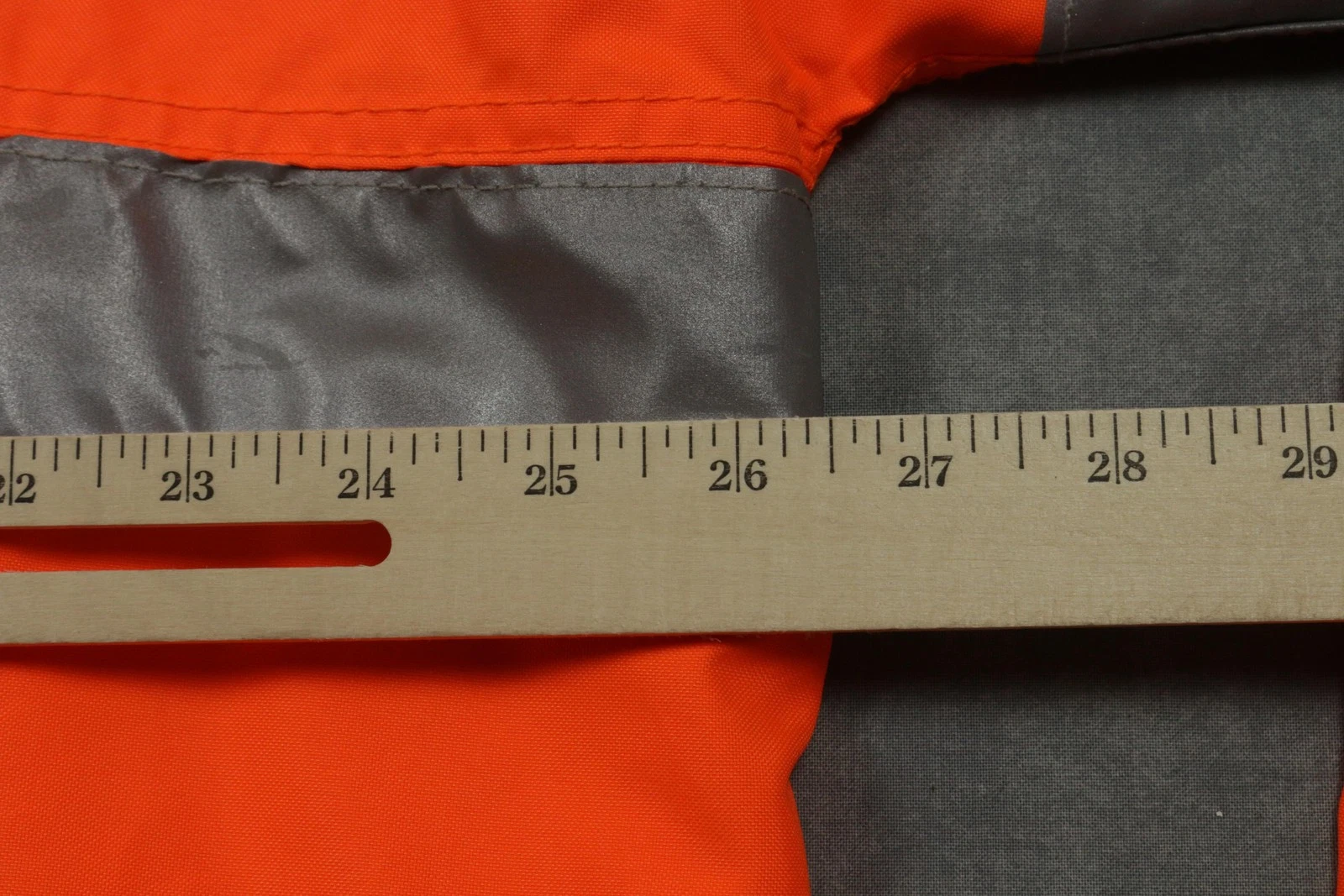 OccuNomix Coat Mens XL Orange Hi Vis Reflective Waterproof Rain Class 3 LUX-TJFS - product detail image 5