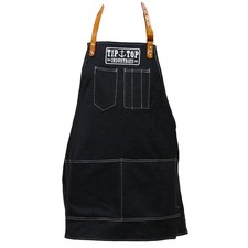 Authentic TIP TOP Barber's Black Denim Cutting Apron